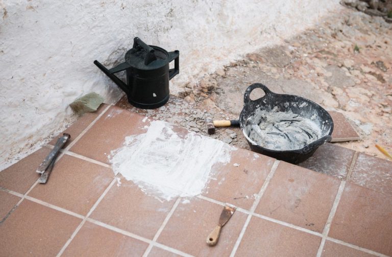 Temps de séchage pour un joint de carrelage extérieur